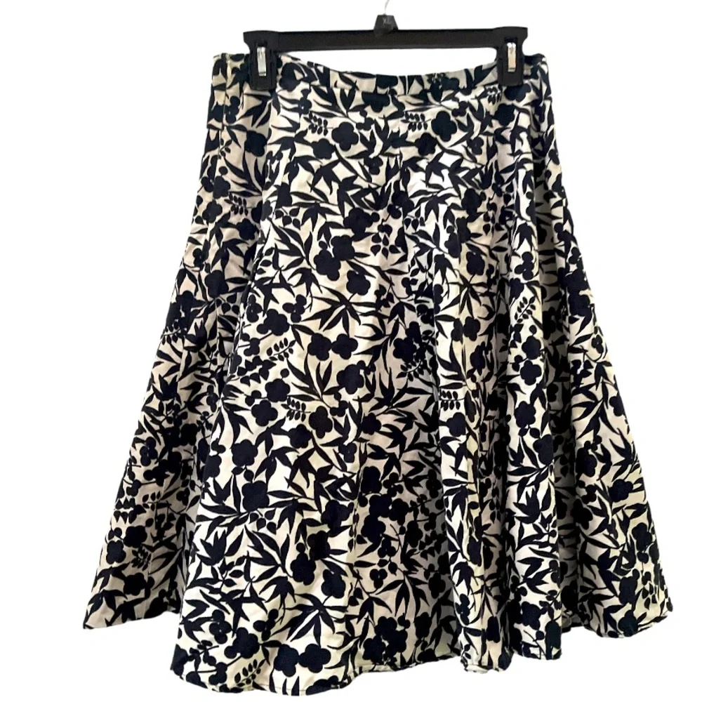 Tara Jarmon 100% Cotton Jupe Jumbo Full‎ Skirt 38